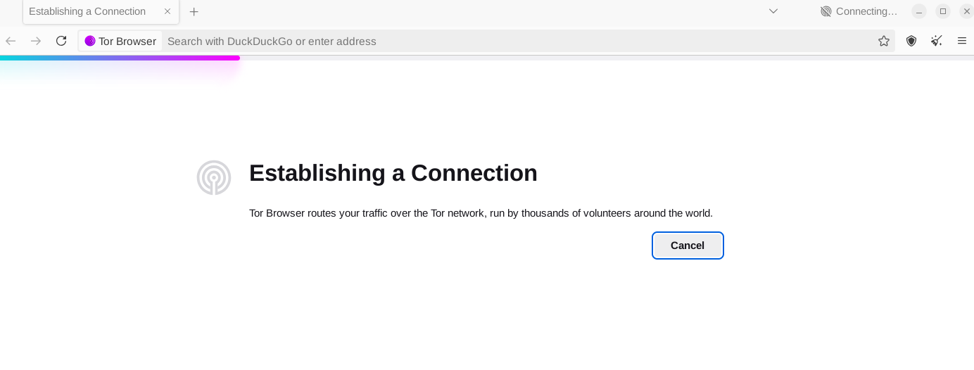 Launching Tor Browser to Access Darknet Links