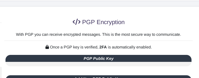 Torzon Market 2FA Security Settings